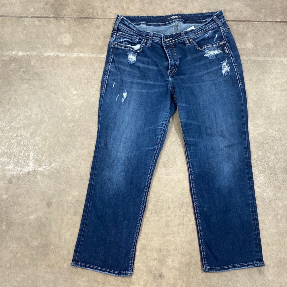 Silver size 14 suki capri